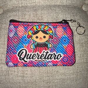 Querétaro Mexico Lele Doll Coin Purse | Mexican Handmade Wallet | Keychain Pouch